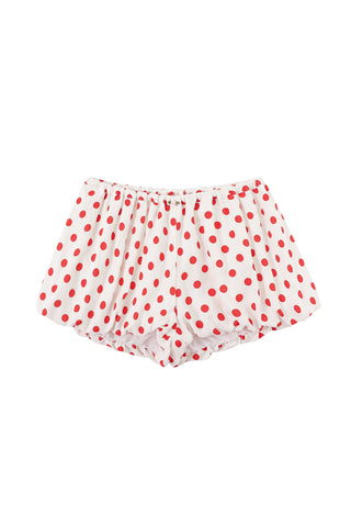 Low Rise Mini Bloomers Red Polka Dot