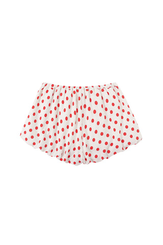 Low Rise Mini Bloomers Red Polka Dot
