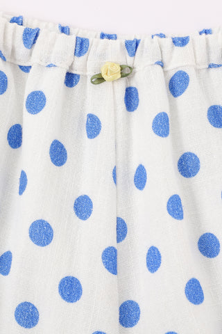Low Rise Mini Bloomers Blue Polka Dot