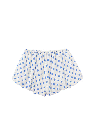Low Rise Mini Bloomers Blue Polka Dot