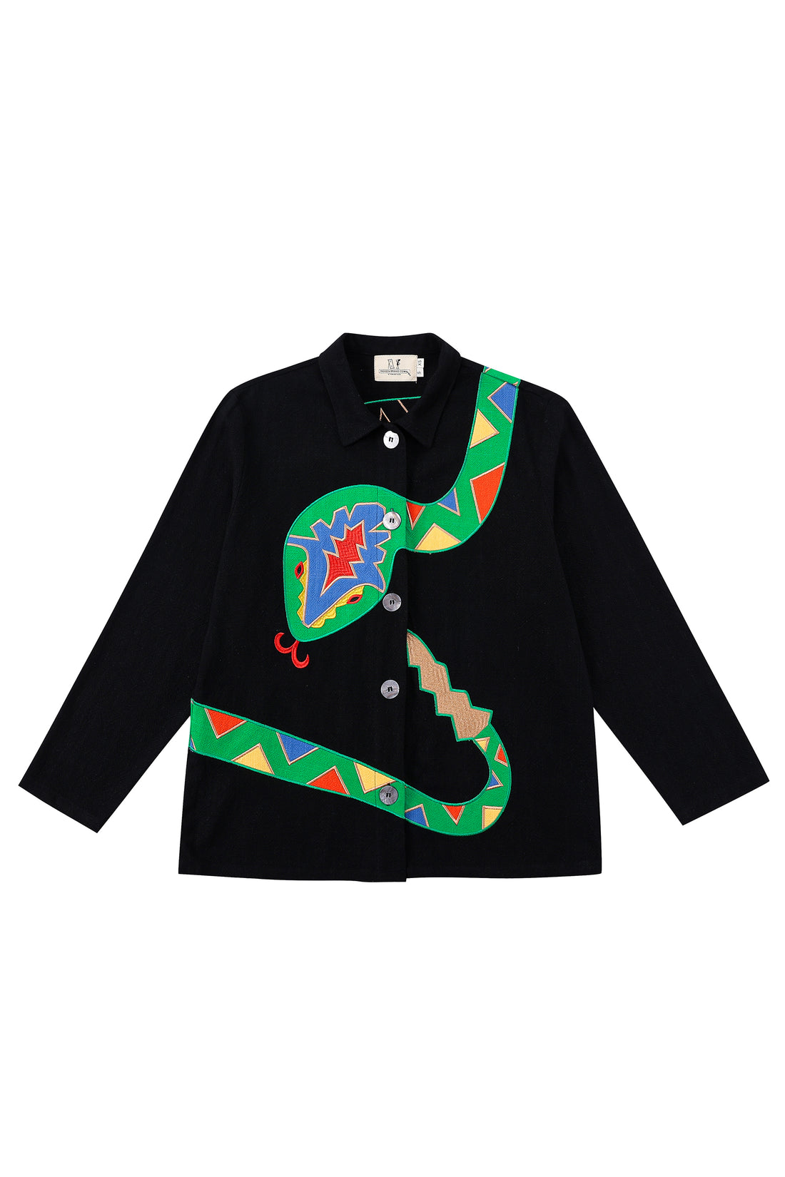 UNISEX Snake Linen Chore Jacket