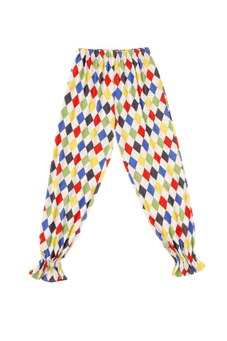 Long Bloomers Soft Linen Harlequin