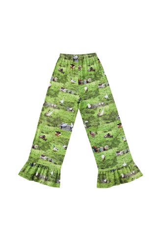 Ruffle Pantaloons Soft Linen Worst Ducks