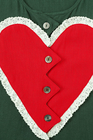 Broken Heart Soft Linen Shift Tank