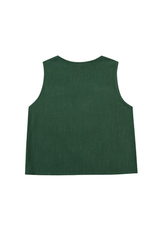 Broken Heart Soft Linen Shift Tank