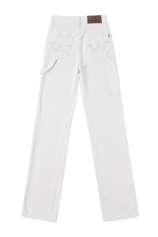 TALL Farm Nap Jeans White