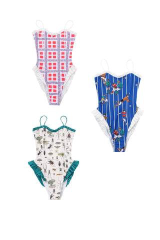 IMPERFECT Worst Bugs Ruffle Swimsuit