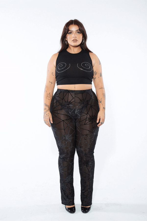 Black Widow Mesh Pants