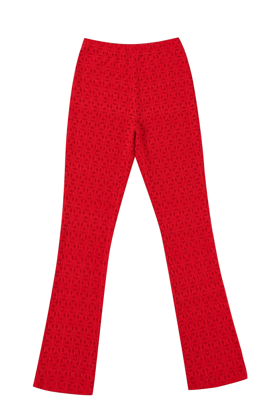 Red Lace Pants