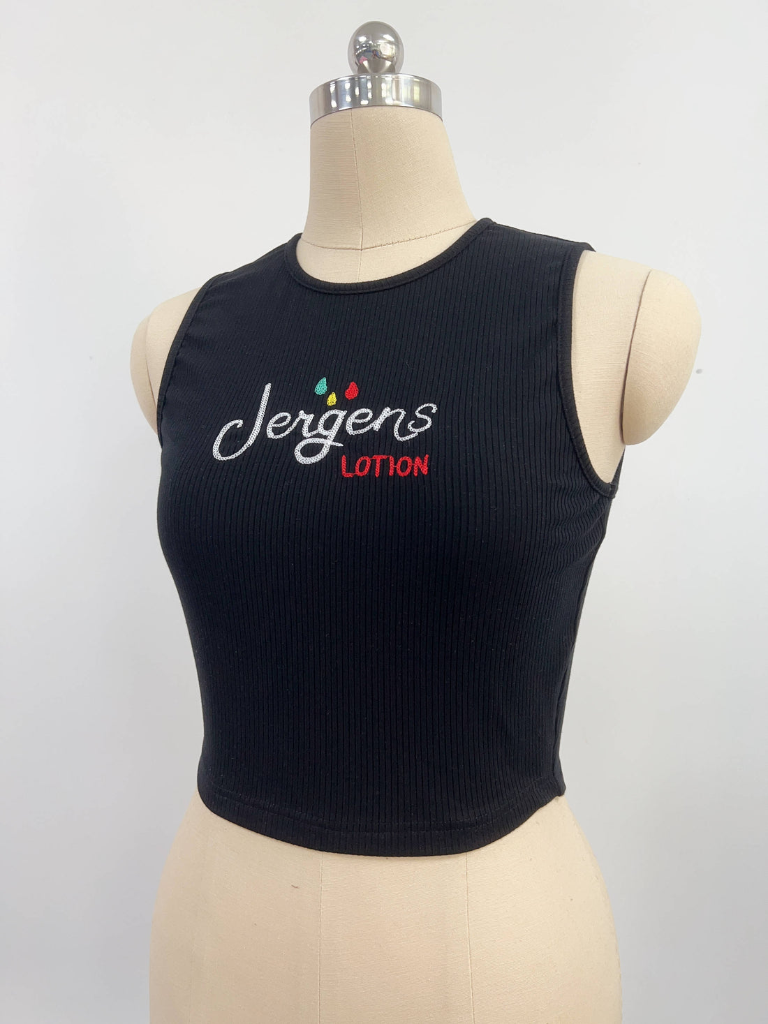 Jergens Lotion Tencel Rib Crop Tank