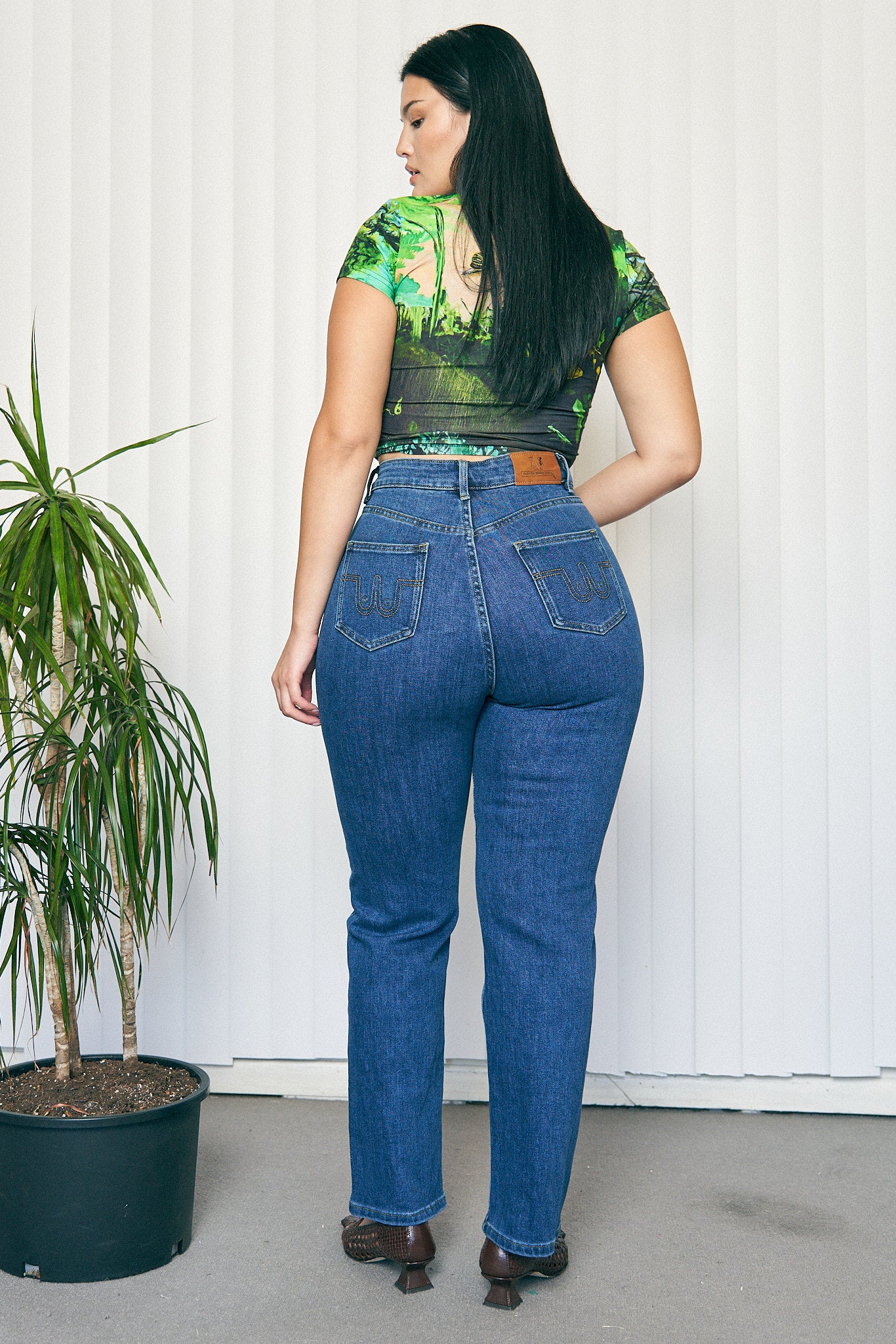 Nap Jeans for Big Butts Blue Denim – Fashion Brand Company
