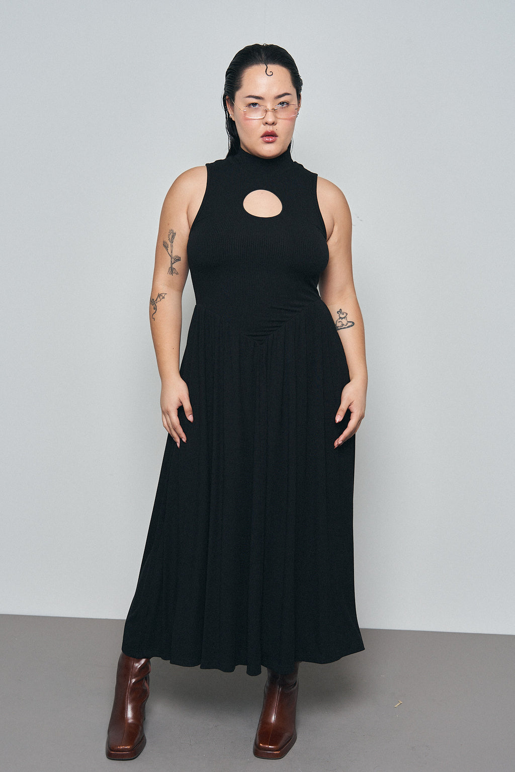 Tencel Rib Tank Travel Dress