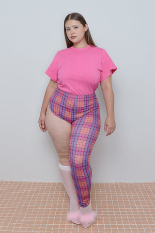 L tee, 3X leggings