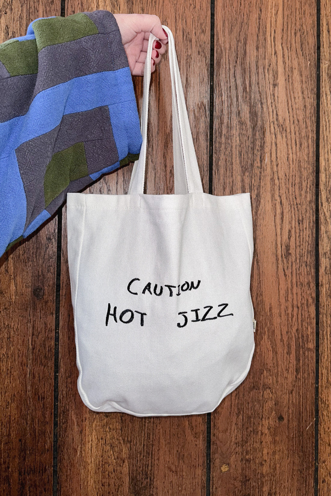 CAUTION tote bag