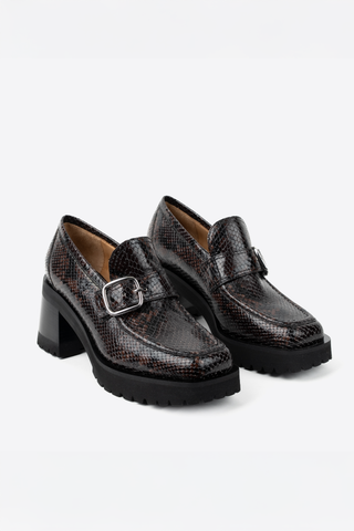 Donna Loafer Snakeskin