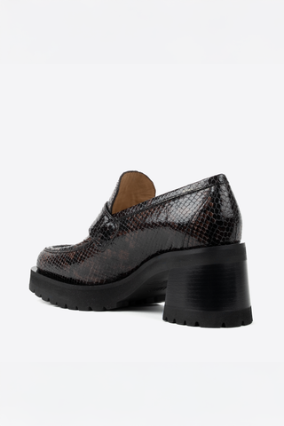 Donna Loafer Snakeskin