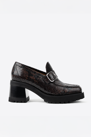 Donna Loafer Snakeskin