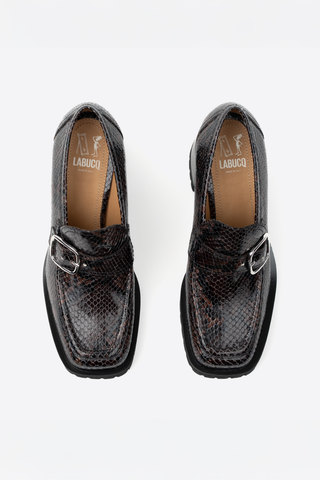 Donna Loafer Snakeskin
