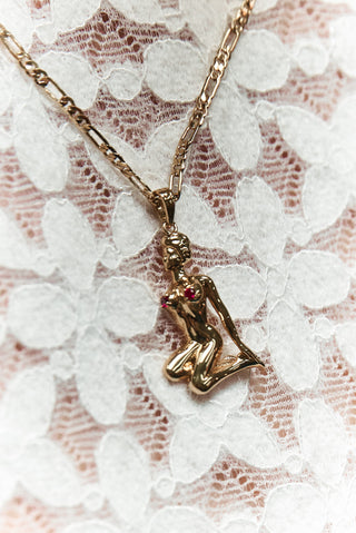 Naked Lady Necklace 14K Gold Filled