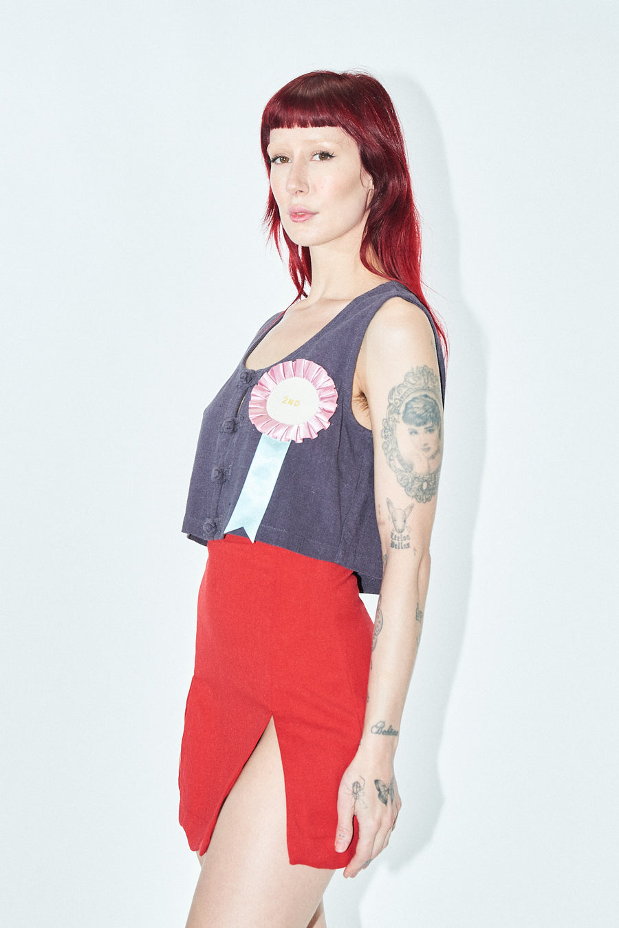 2nd Place Linen Crop Tank