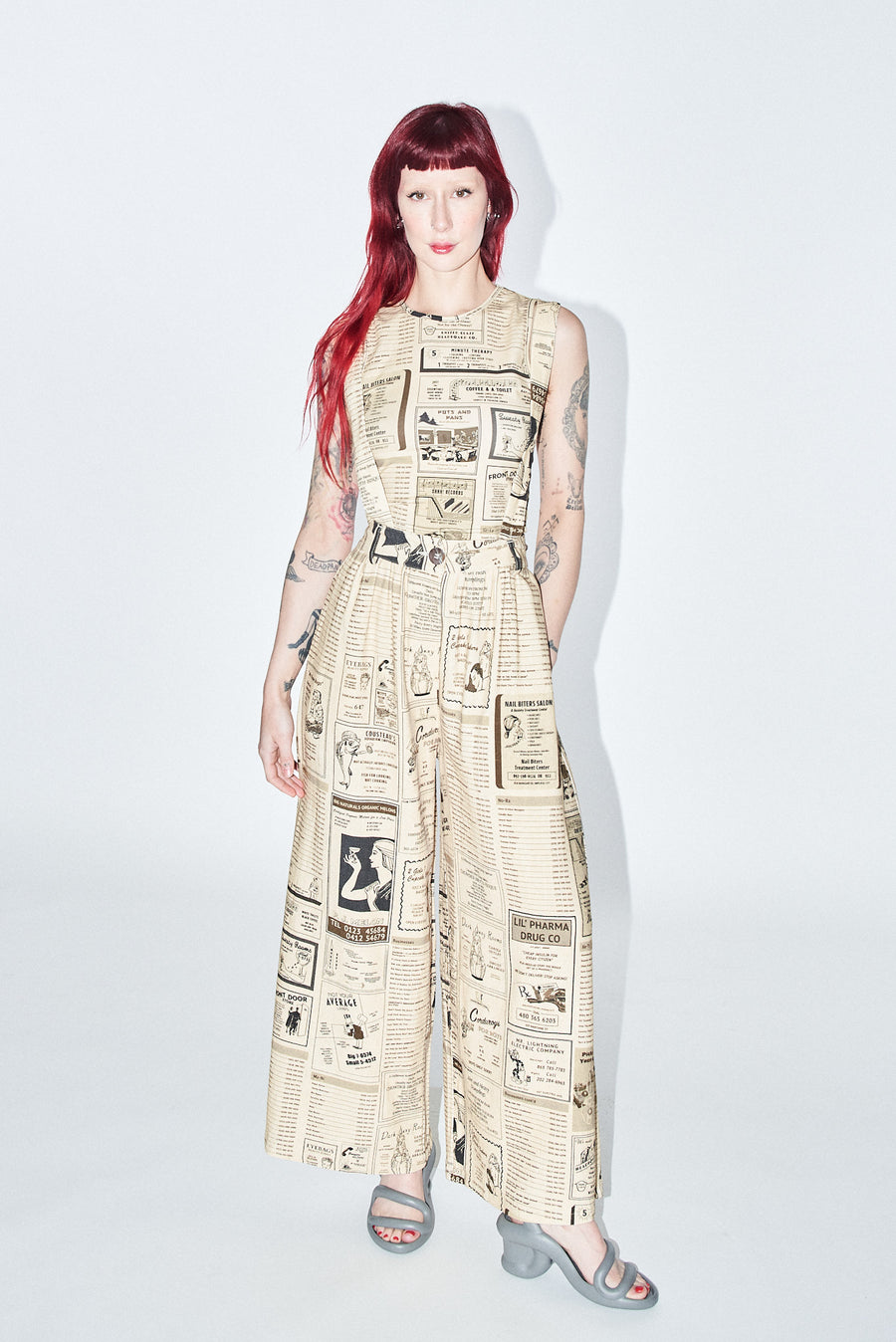 Linen Wide Leg Trousers Yellow Pages