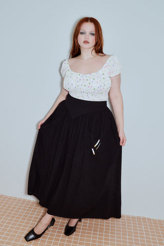 Park Skirt Soft Linen Cigarettes