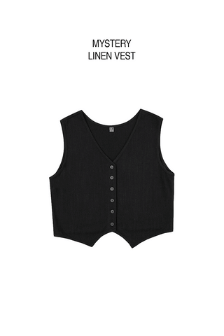 MYSTERY Soft Linen Vest