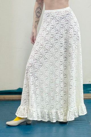 SAMPLE - S Lace Maxi Skirt
