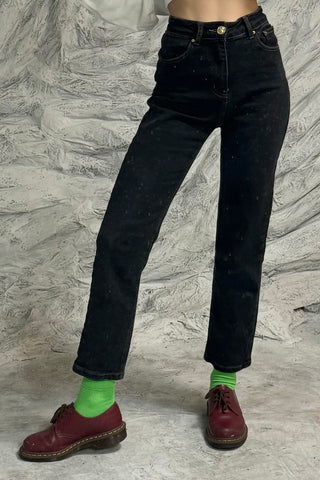 SAMPLE #72 - S Black Nap Jeans