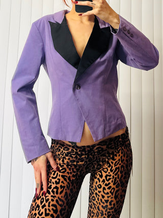 SAMPLE #828 - S Purple Blazer