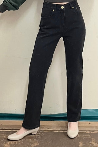 SAMPLE #35 - S Black Nap Jeans
