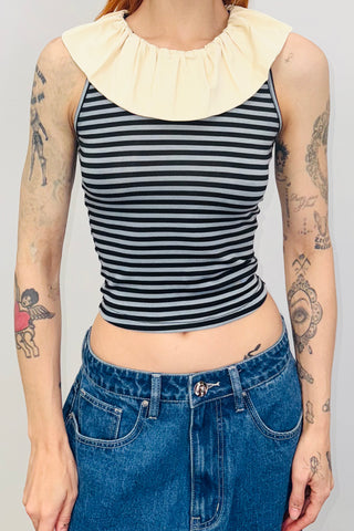 SAMPLE #374 -S Striped Pierrot Crop