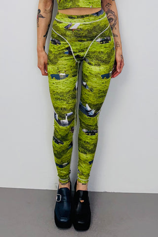 SAMPLE #441 - S Ducks Thong Leggings