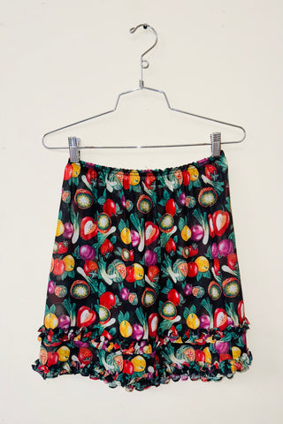 SAMPLE #440 - S Vegetable Medley Chiffon Skirt