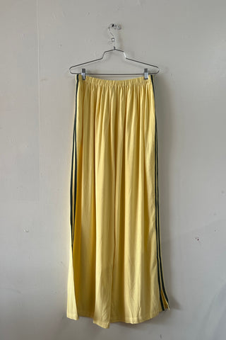 #13: XL Scrap Sporty Lazy Pants Soft Linen - Yellow / Forest Green