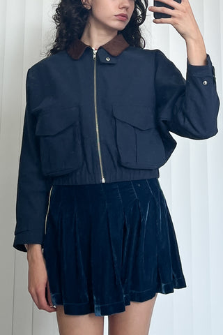 SAMPLE #76 - S Canvas Cargo Jacket - Navy