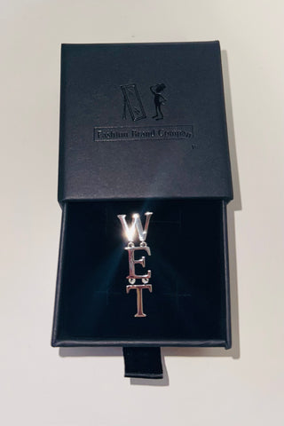 Sterling Silver WET Dangle Earring