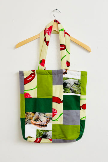 Scrap Cropped Large Tote