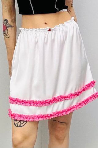SAMPLE #217 - S Pink Ruffle Cake Skirt