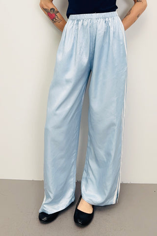 SAMPLE #490 - S Baby Blue Satin Łazy Pant