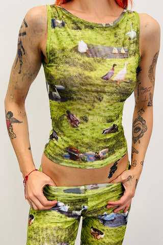 SAMPLE #498 - S Ducks Mesh Tank