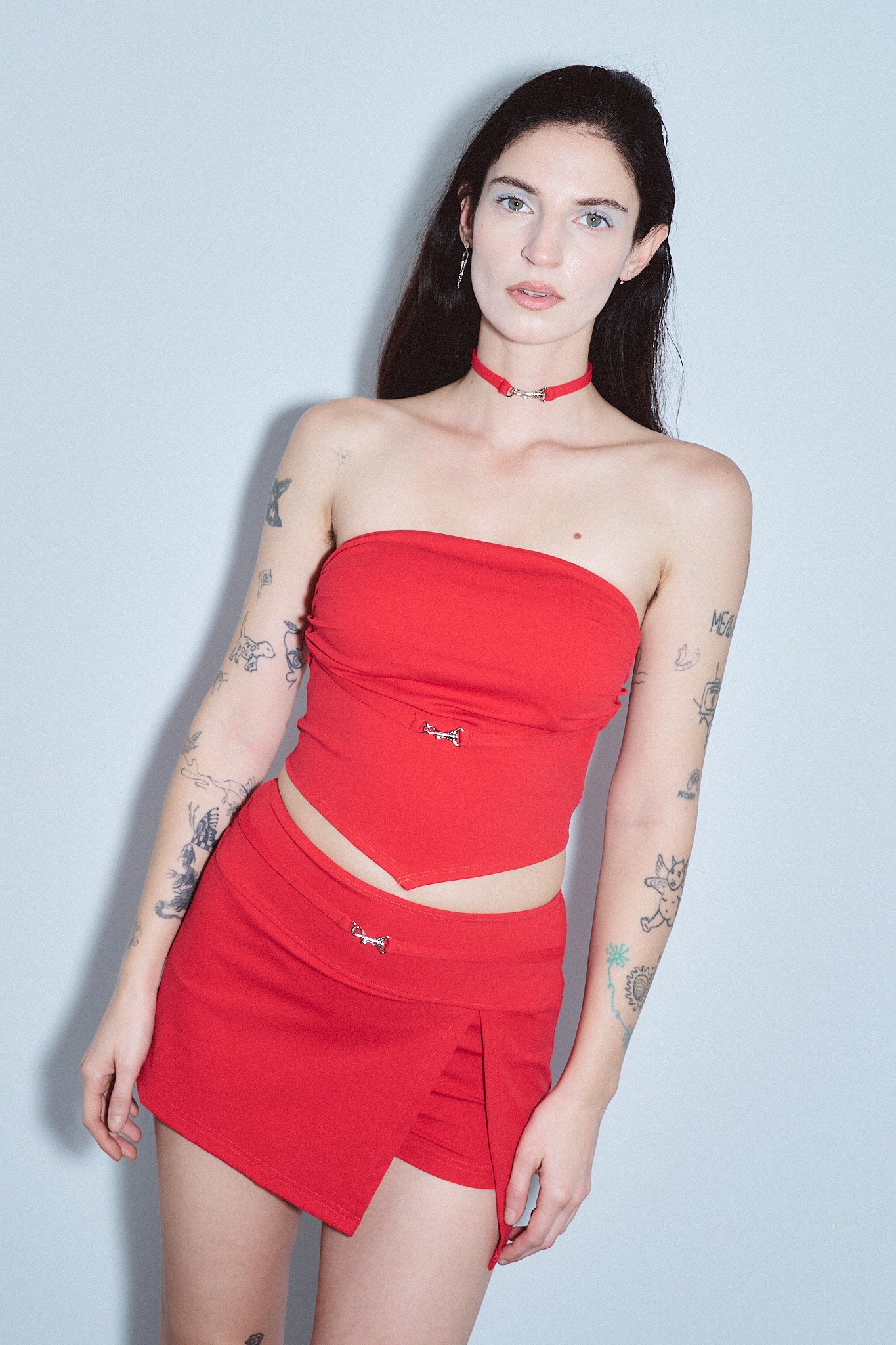 Convertible Belt Top Red S / Red Convertible Belt Top Red S / Red