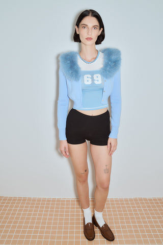 S cardigan, XS/S top