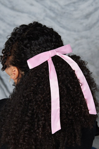 Pink Ribbon Hair Clip