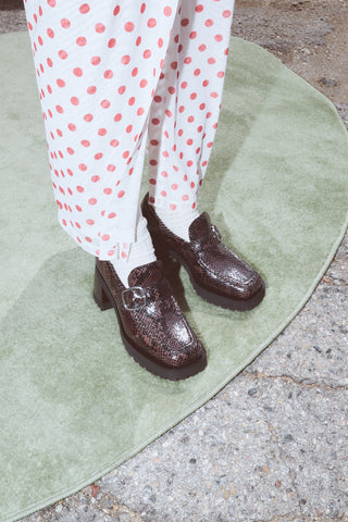 Donna Loafer Snakeskin