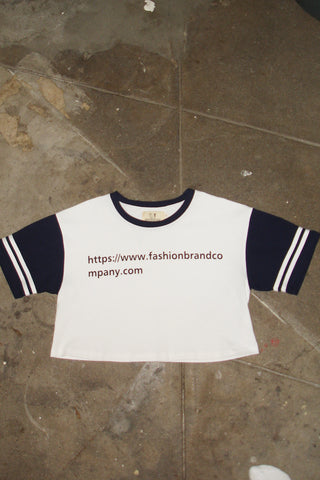 FBC URL Crop Football T-Shirt