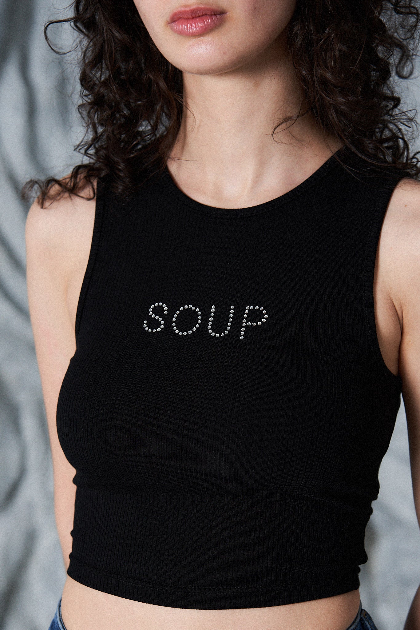 SOUP Tencel Rib Tank black – Fashion Brand Company