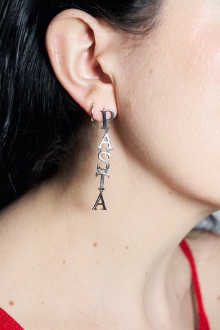 Sterling Silver PASTA Dangle Earring