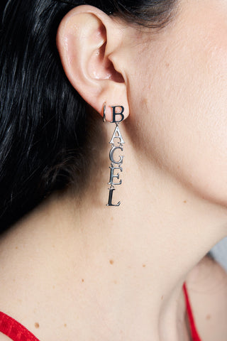 Sterling Silver BAGEL Dangle Earring