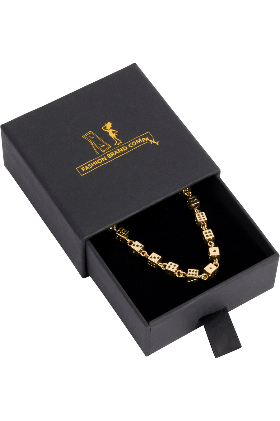 Lucky Necklace 14K Gold Filled with Enamel
